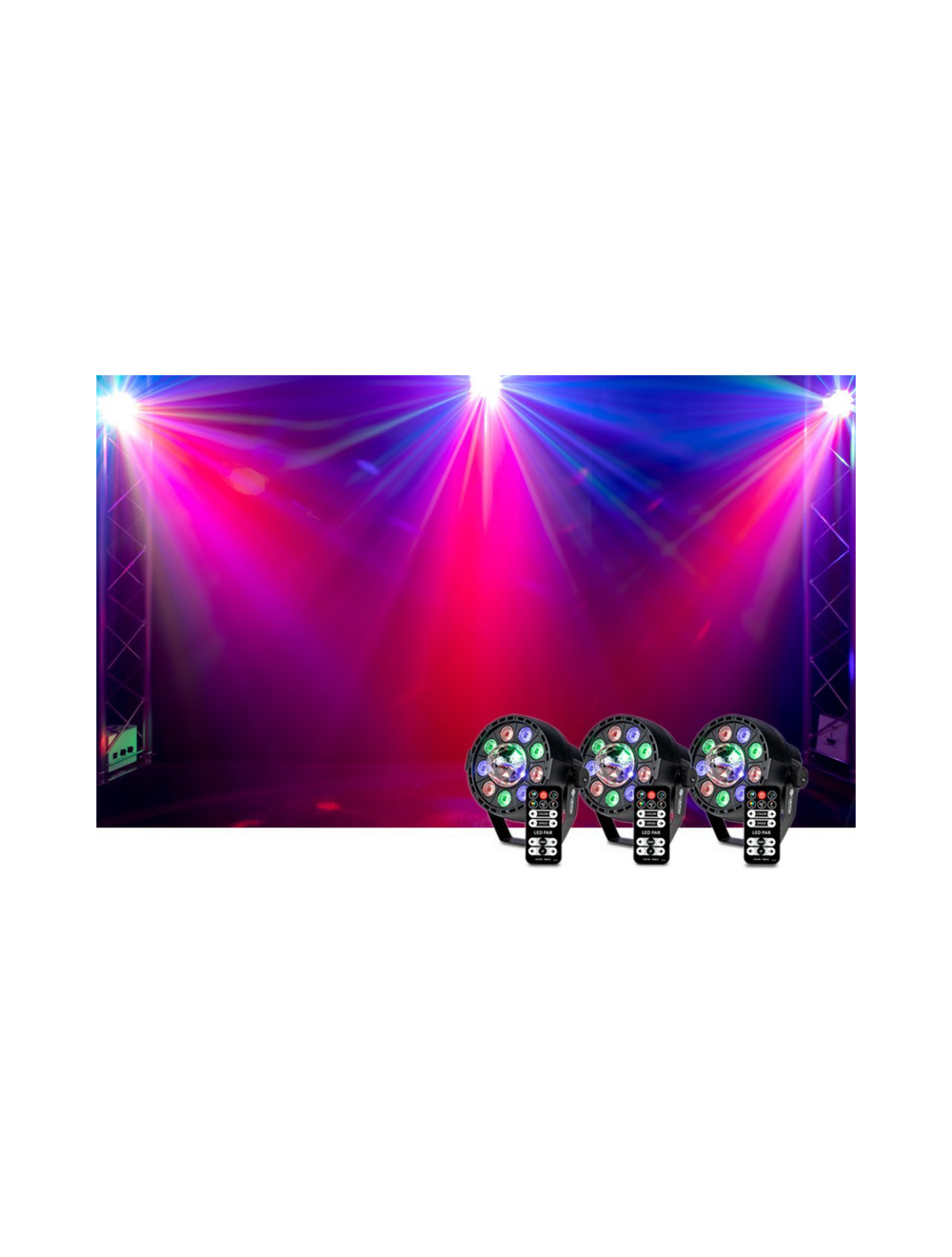 ColorKey PartyLight FX Lighting Bundle - 3-Pack