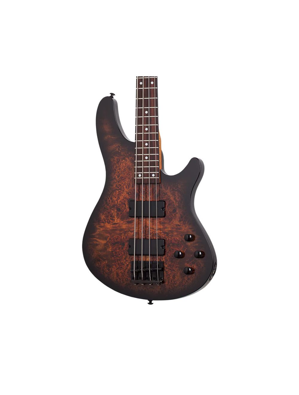 Schecter C-4 Standard 4-String Bass - Tobacco Burl