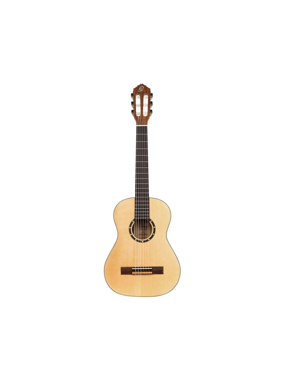 Ortega Guitars R121-1/2 Family Series 1/2 Size Nylon Classical Guitar