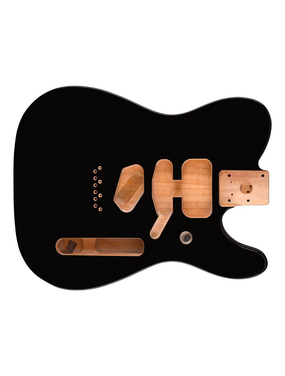 Used Fender Deluxe Series Telecaster SSH Alder Body - Black
