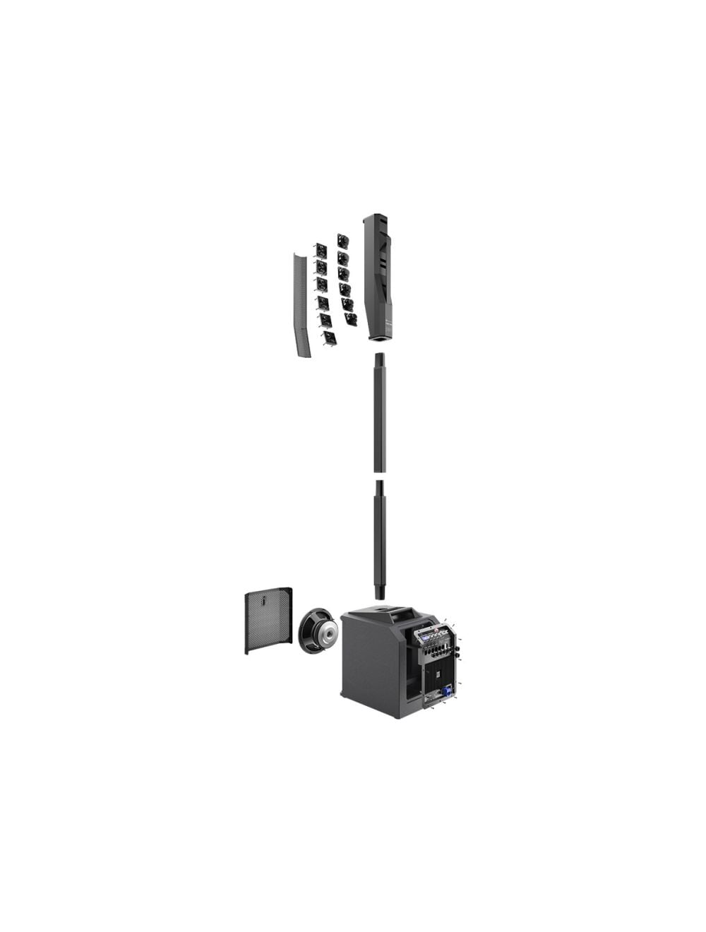 Electro-Voice EVOLVE 30M Powered Column Array (Black) (Open Box)