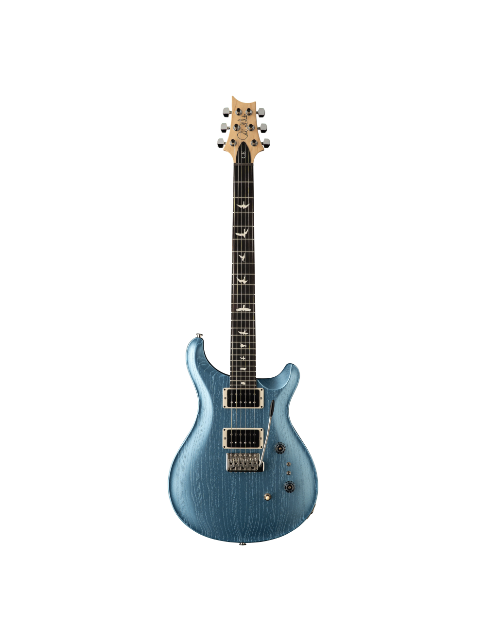 PRS CE 24-08 Swamp Ash Satin Limited Edition Guitar - Frost Blue Metallic