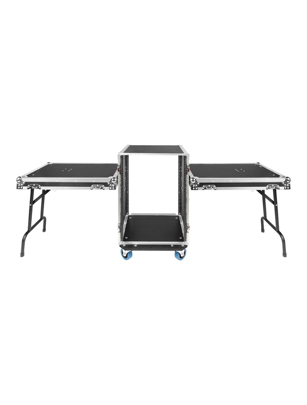 Gator Cases GTOUR16U-TBL 16U Tour Rack with Convertible Table-Top Lids - Open Box