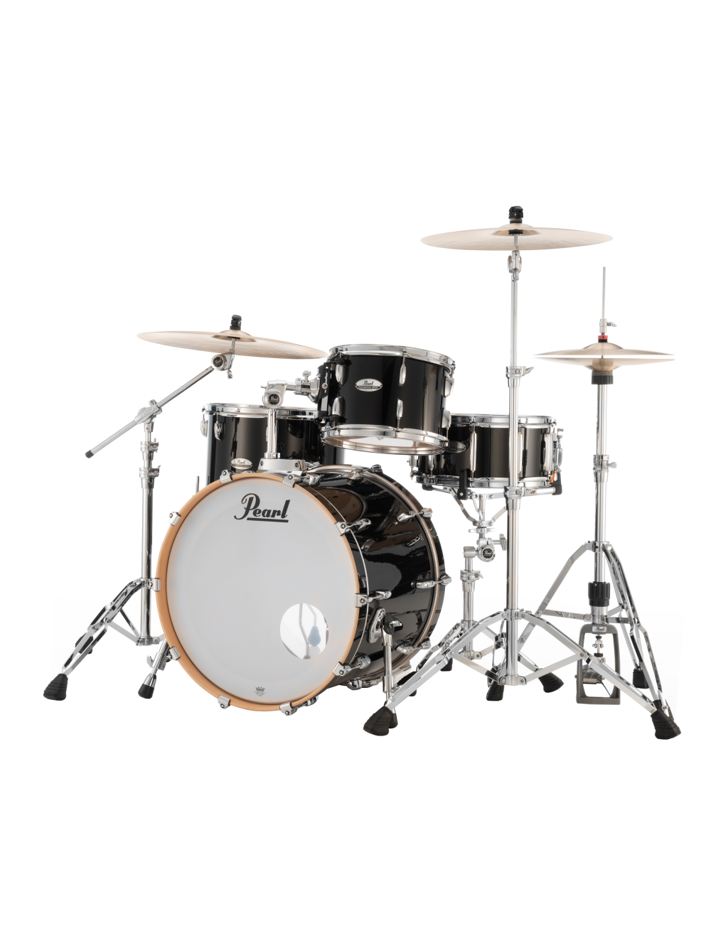 Pearl Professional Maple 3-pc Shell Pack w/ 22" Kick - Piano Black