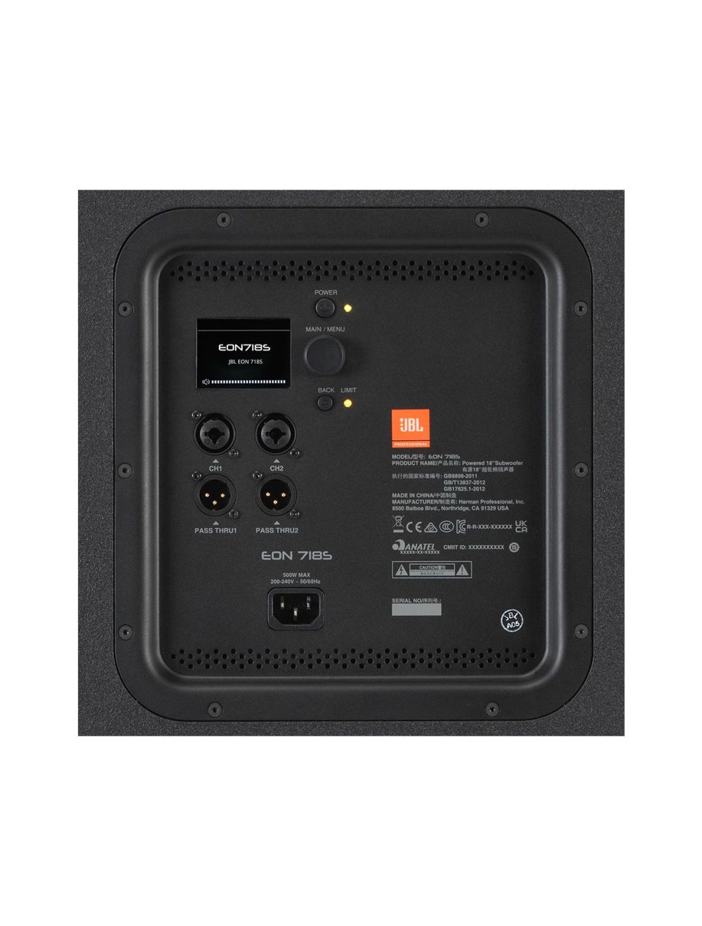 JBL EON712 + EON718S + POLE-MA