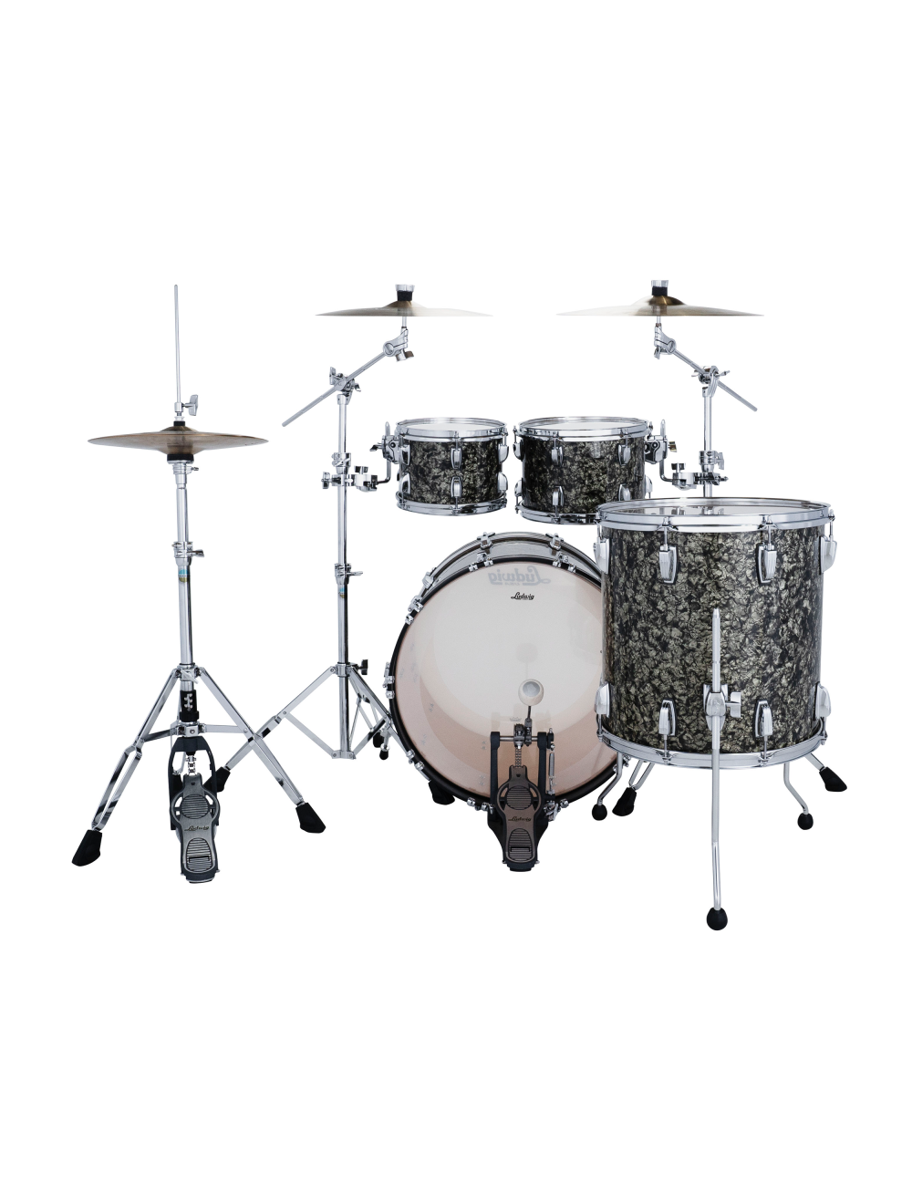 Ludwig Classic Maple Studio 4-Piece Drum Kit w/ 22" Kick - Moss Green - Used