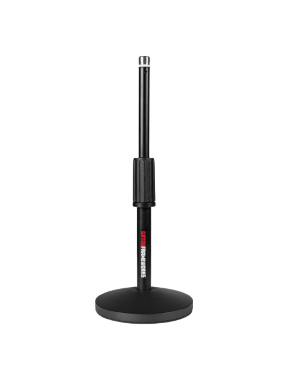 Gator Frameworks GFW-MIC-DESKTOP-2PK Desktop 2 Mic Stands w/XLR Cables Open Box