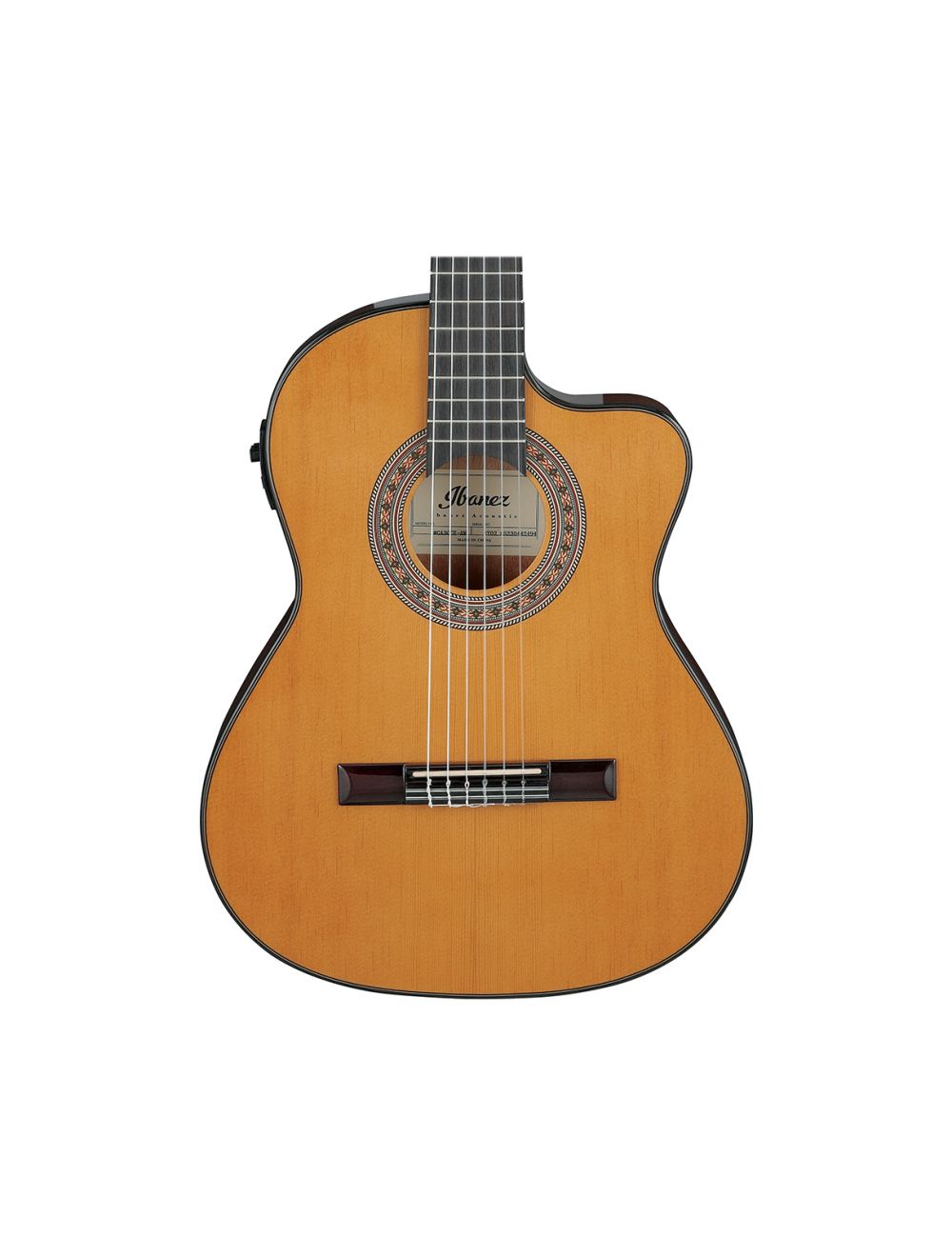 Ibanez GA5TCE3Q Classical A/E Guitar - Amber High Gloss