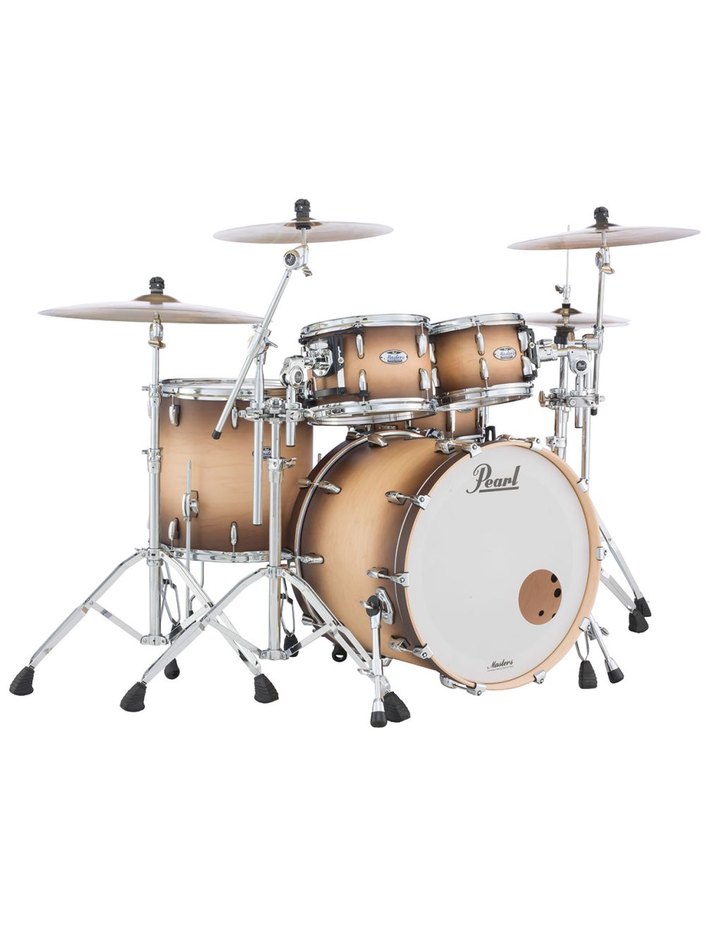 Pearl Masters Maple Complete 4-pc. Shell Pack - Satin Natural Burst
