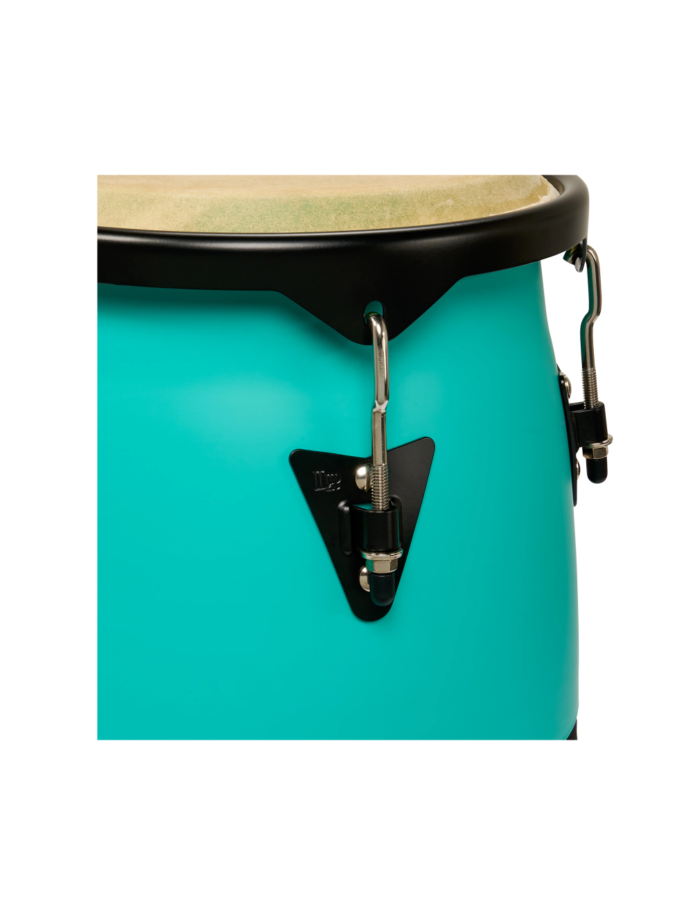 Latin Percussion 10"/11" Discovery II Conga Set w/ Aluminum Stand - Sea Foam