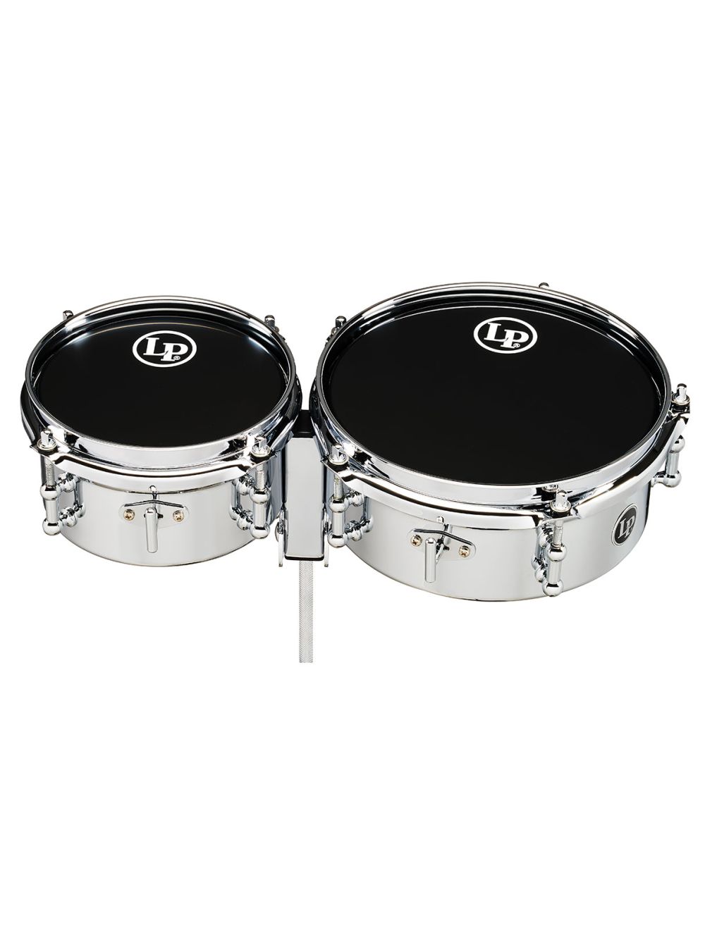 Open Box Latin Percussion 6-8" Mini Timbales Snares Mount Steel Cr