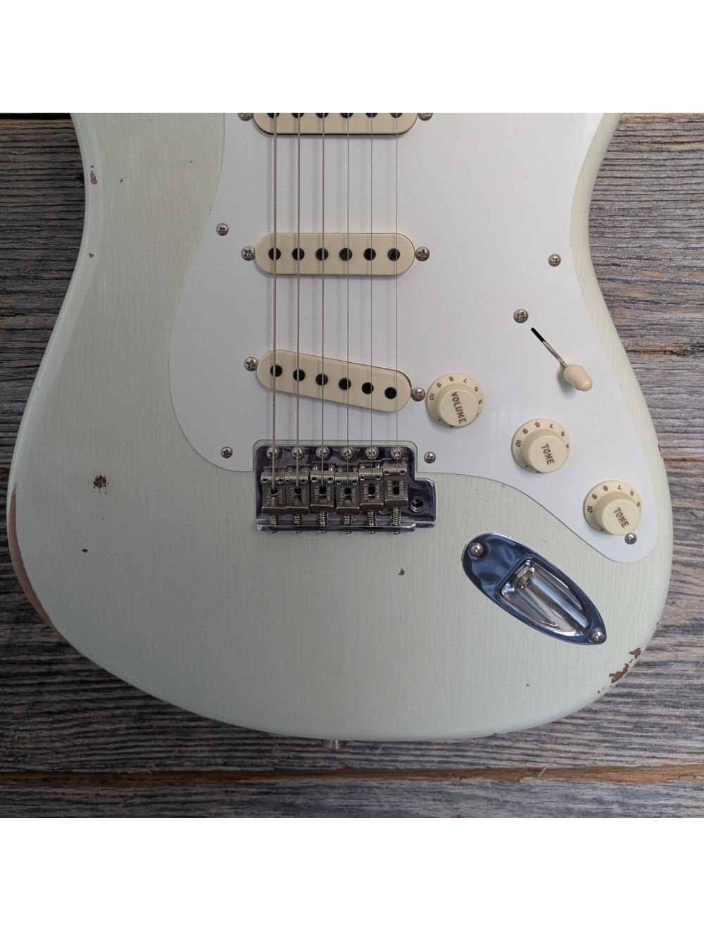 Used Fender Custom Shop Relic '56 Stratocaster - India White w/OHSC