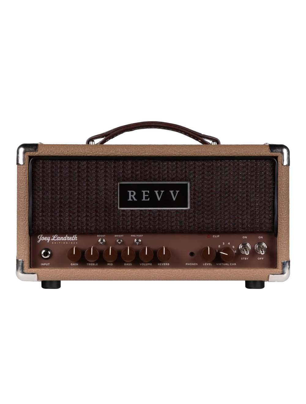 Revv Amplification D20 Joey Landreth Edition Tube Amplifier Head - Brown Face