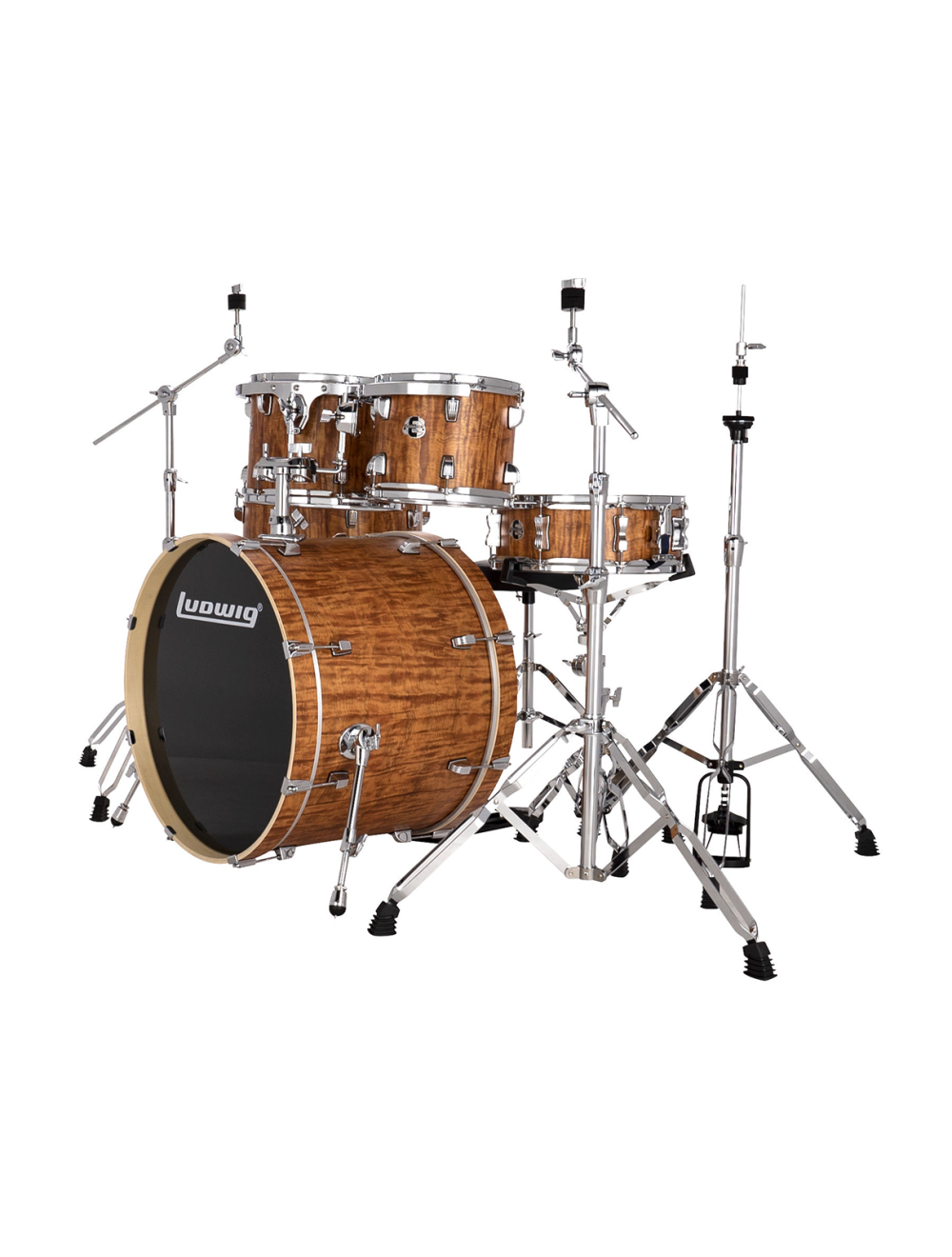 Ludwig Evolution 5-Piece Shell Pack w/22" Kick - Cherry - Used