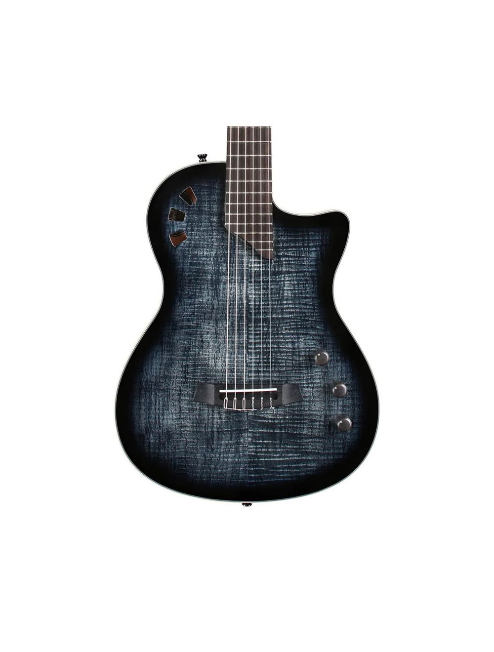 Cordoba Fusion Stage Cutaway A/E Nylon String Guitar - Black Burst - B-Stock