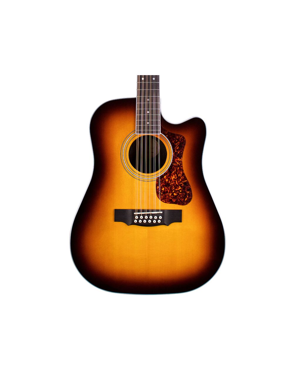 Guild D-2612CE Deluxe Dreadnought 12-String A/E Guitar - Antique Burst - B-Stock