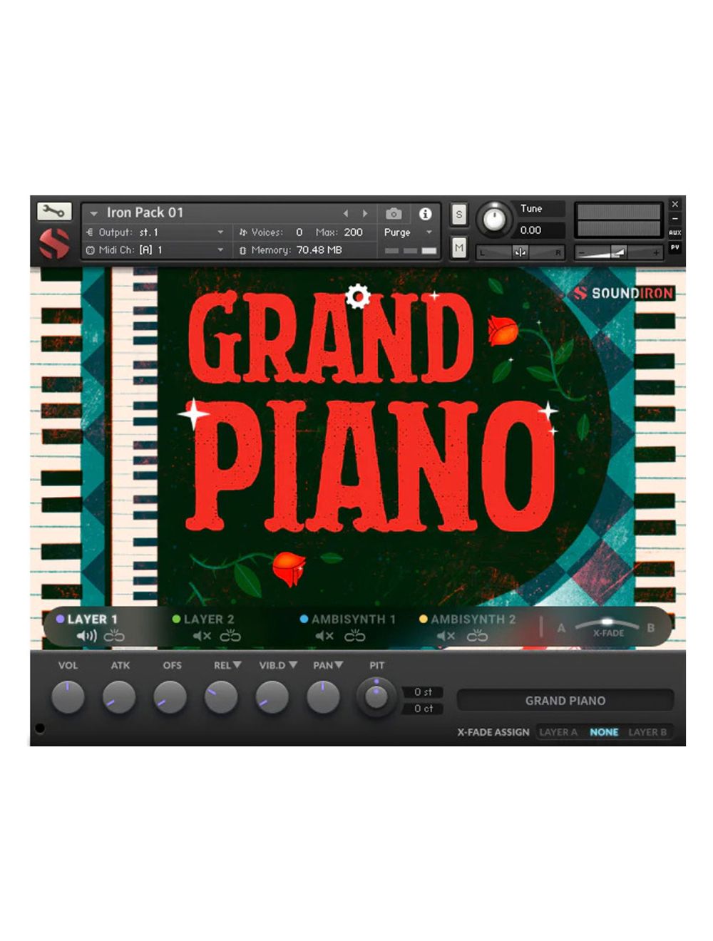 Soundiron Iron Pack 1 - Grand Piano