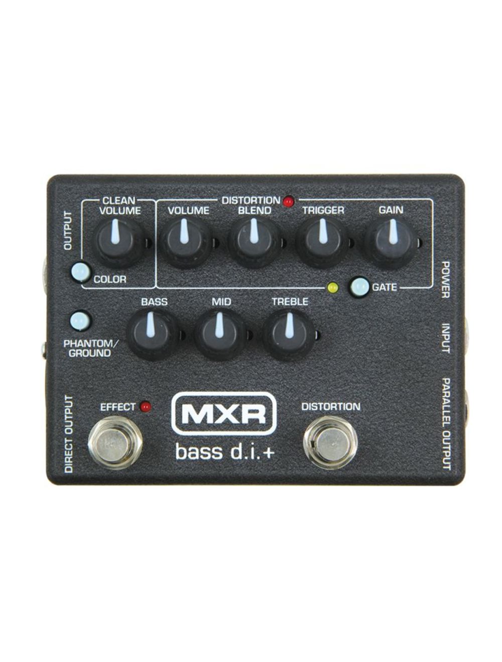 MXR M80 Bass Direct Box with Distortion + 2x Gator Patch Cable 3 Pack