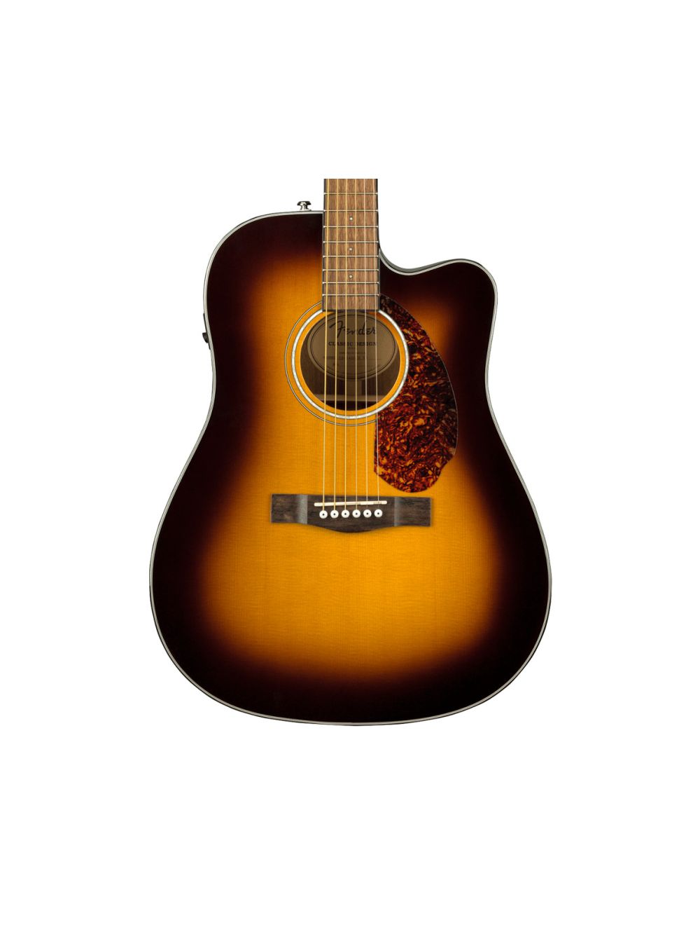 Used Fender CD-140SCE Dread Sunburst w/ Walnut Fingerboard