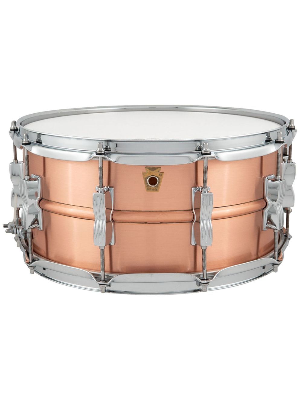 Ludwig 6.5x14" Acro Copper Snare Drum w/P86CH Throwoff