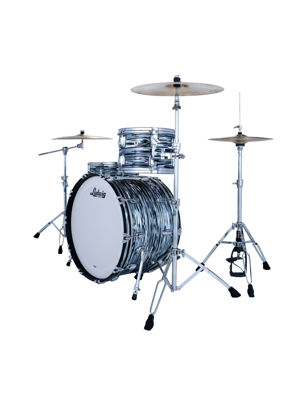 Ludwig Classic Maple Pro Beat 3-Piece Drum Kit w/ 24" Kick - Black Oyster