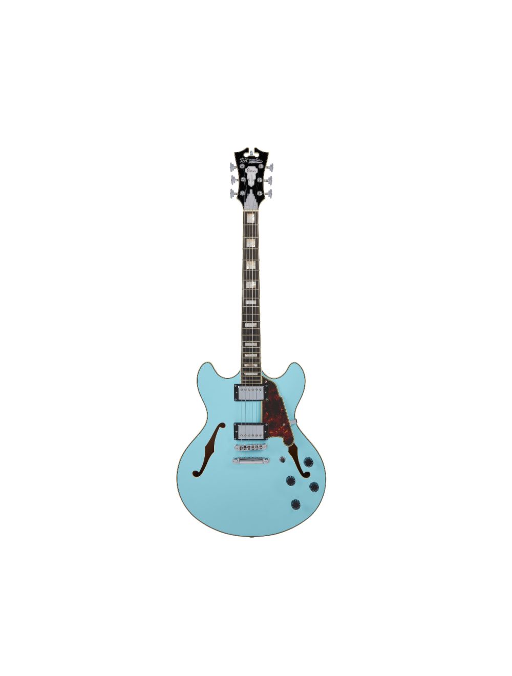 D'angelico Premier DC w/ Stop-Bar Tailpiece - Sky Blue - Factory Direct B-Stock