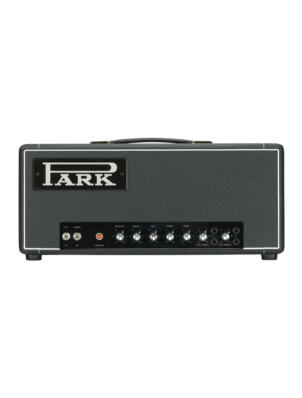 Park Custom P50 Classic 1966 Black Flag Plexi Handwired Head - Black - Open Box