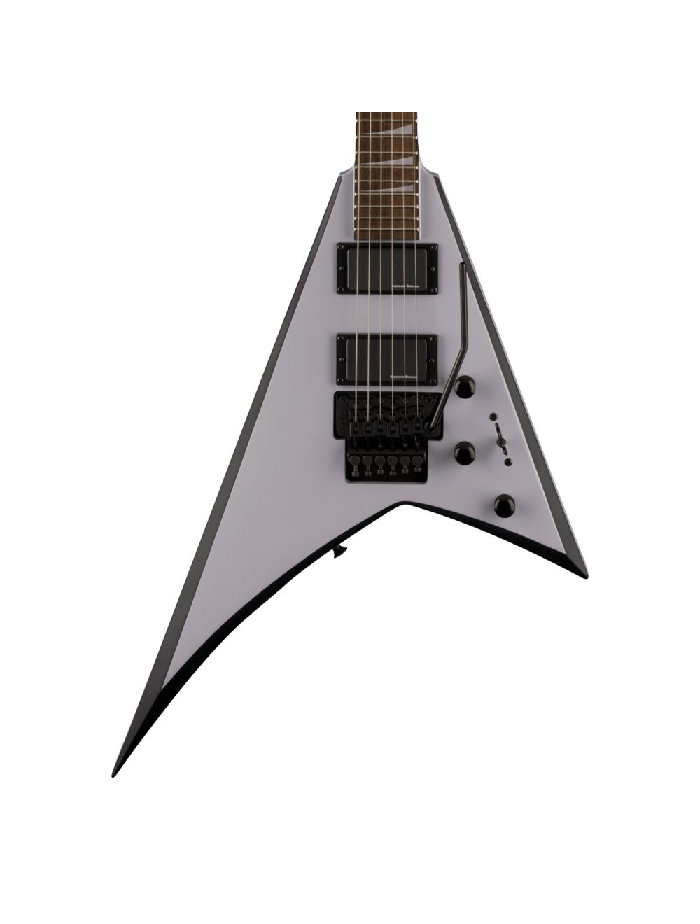 Used Jackson X Series Rhoads RRX24 - Battle Ship Gray w/ Black Bevels