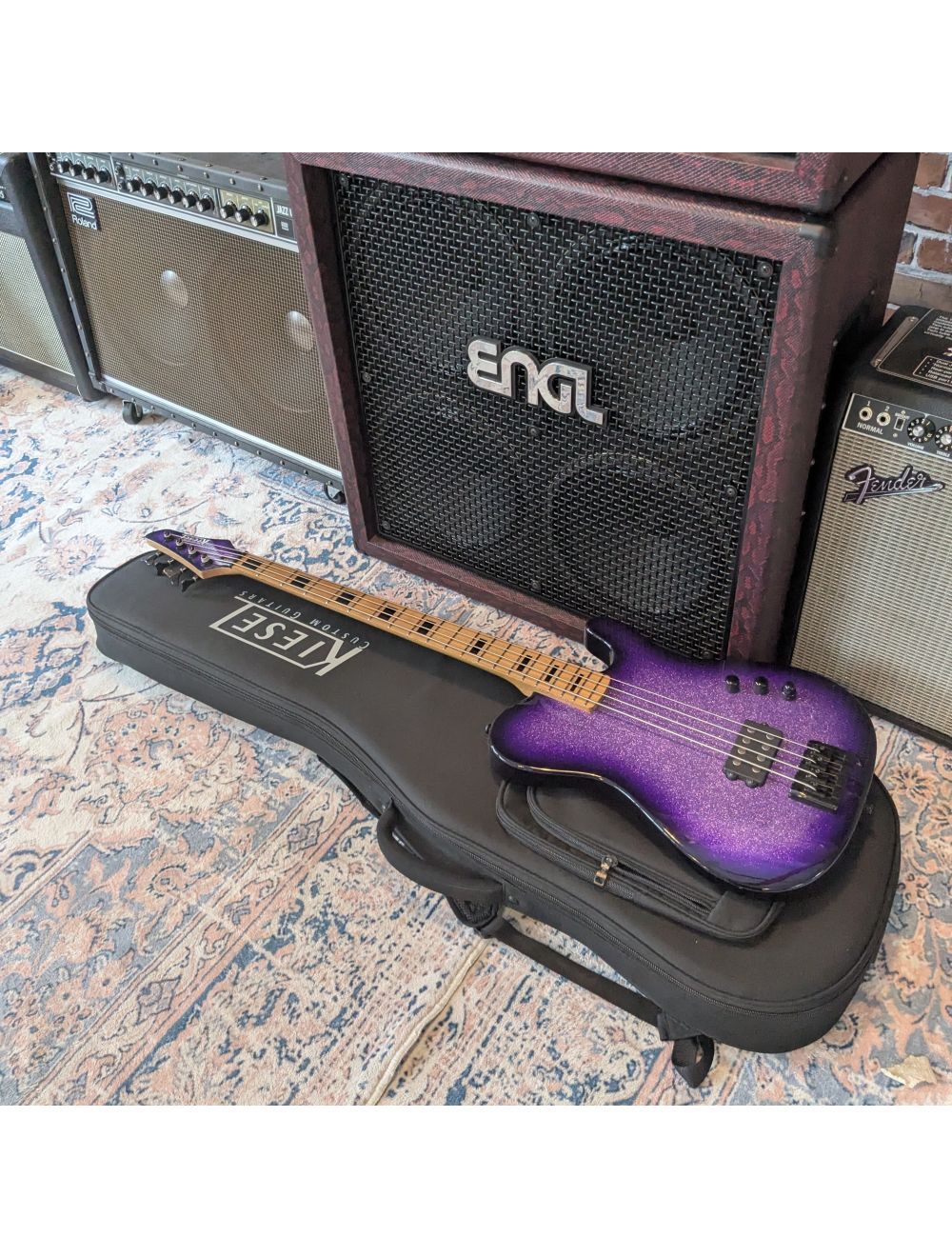 Used Kiesel Aaron Patrick Signature Bass - Purple Metallic Burst (Custom Color)