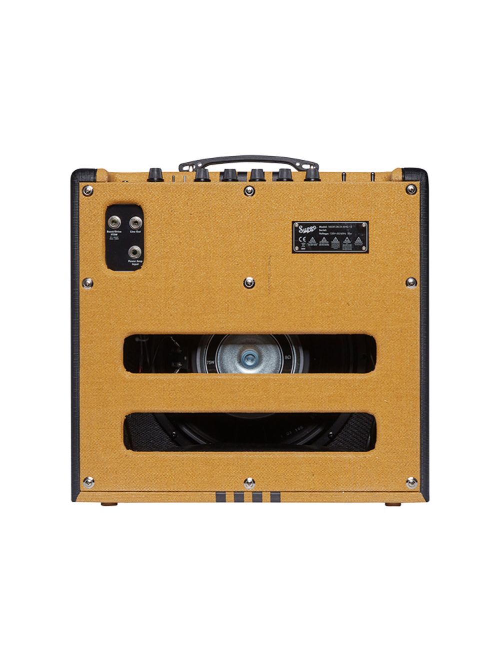 Supro 1822RBC Delta King 12 15-Watt 1x12" Tube Combo Amp - Tweed/Black