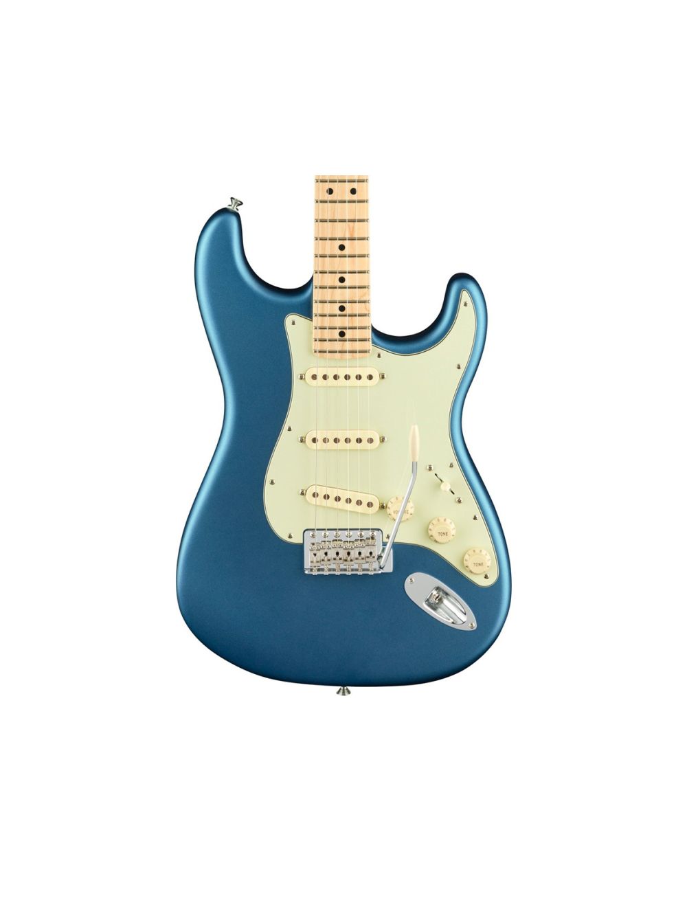 Fender American Performer Stratocaster - Satin Lake Placid Blue w/ Maple FB