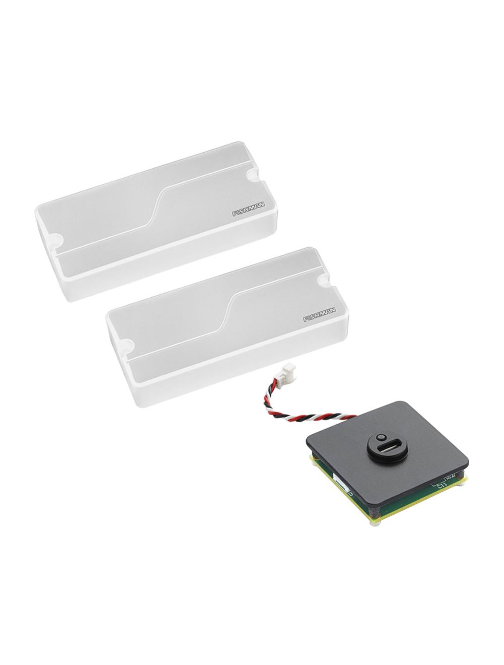 Fishman Fluence Modern HB 7-String Set White Soapbar PRF-MH7-SW2 + Rechargeable Battery Pack