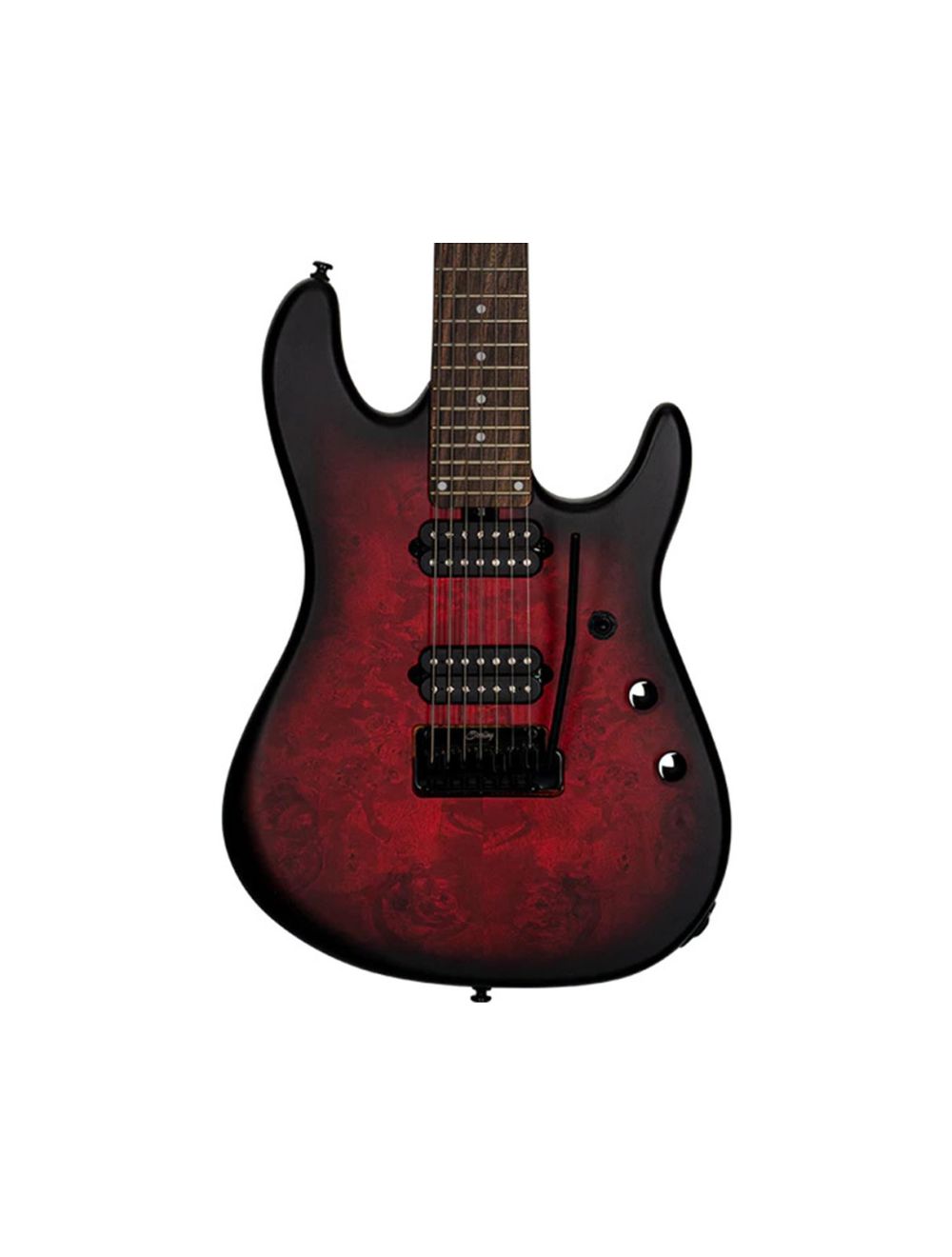 Sterling by Music Man Richardson 7 - Dark Scarlet Burst Satin
