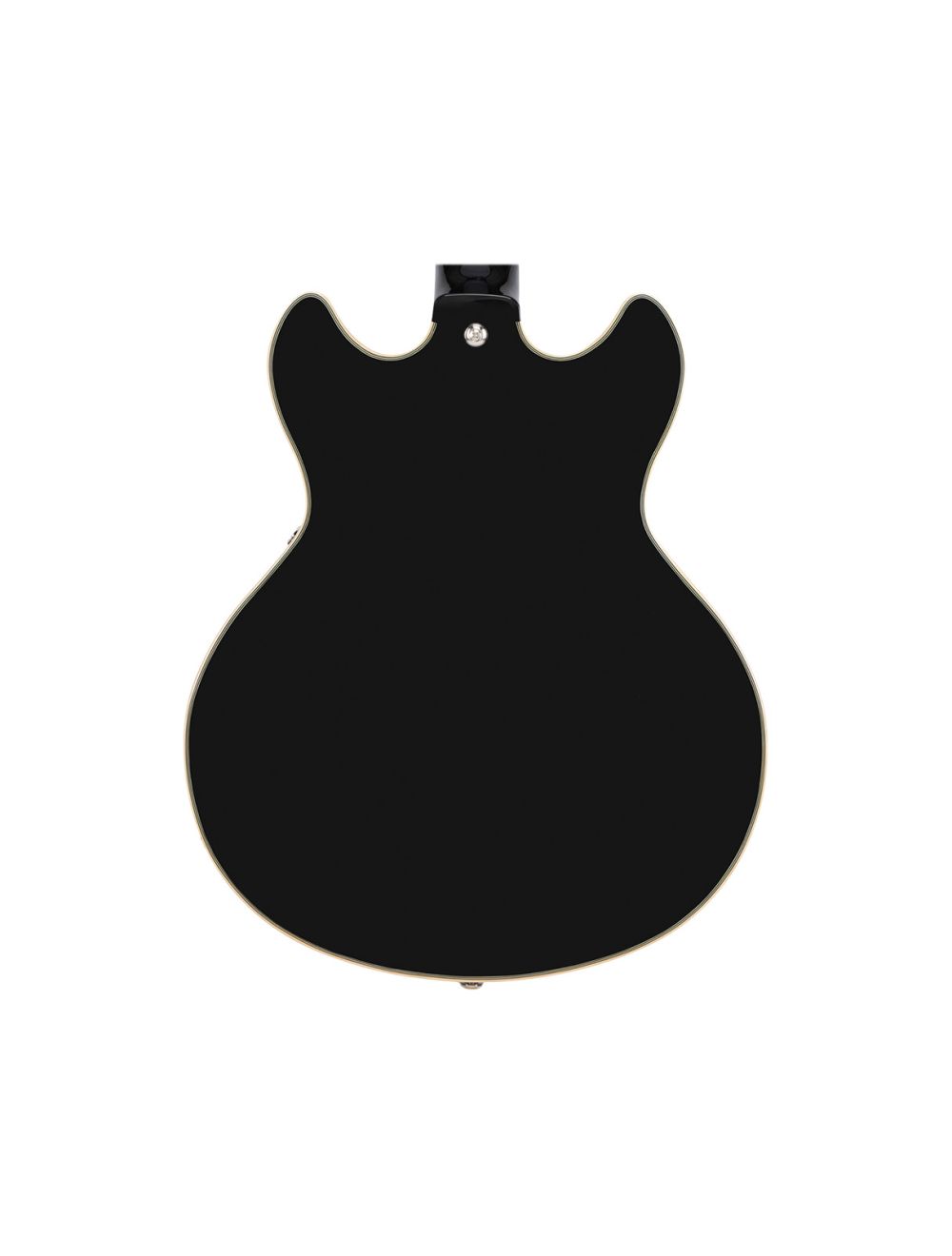 D'Angelico Premier Mini DC Semi-Hollow Guitar - Black - Open Box