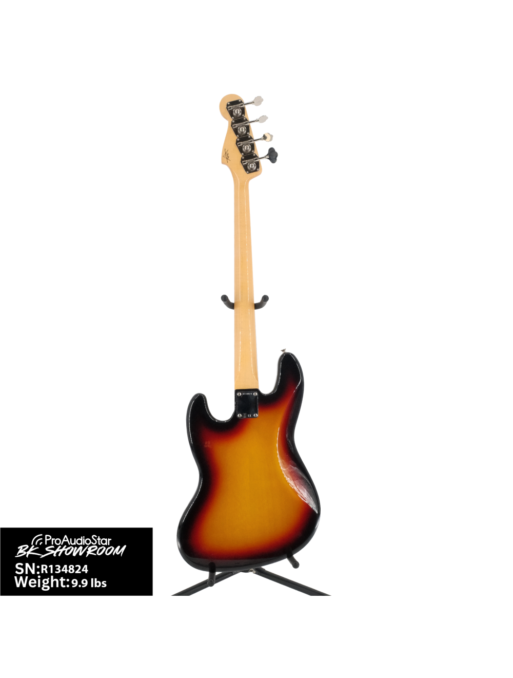 Used Fender Custom Shop Jazz Bass NOS - 3-Tone Sunburst w/OHSC