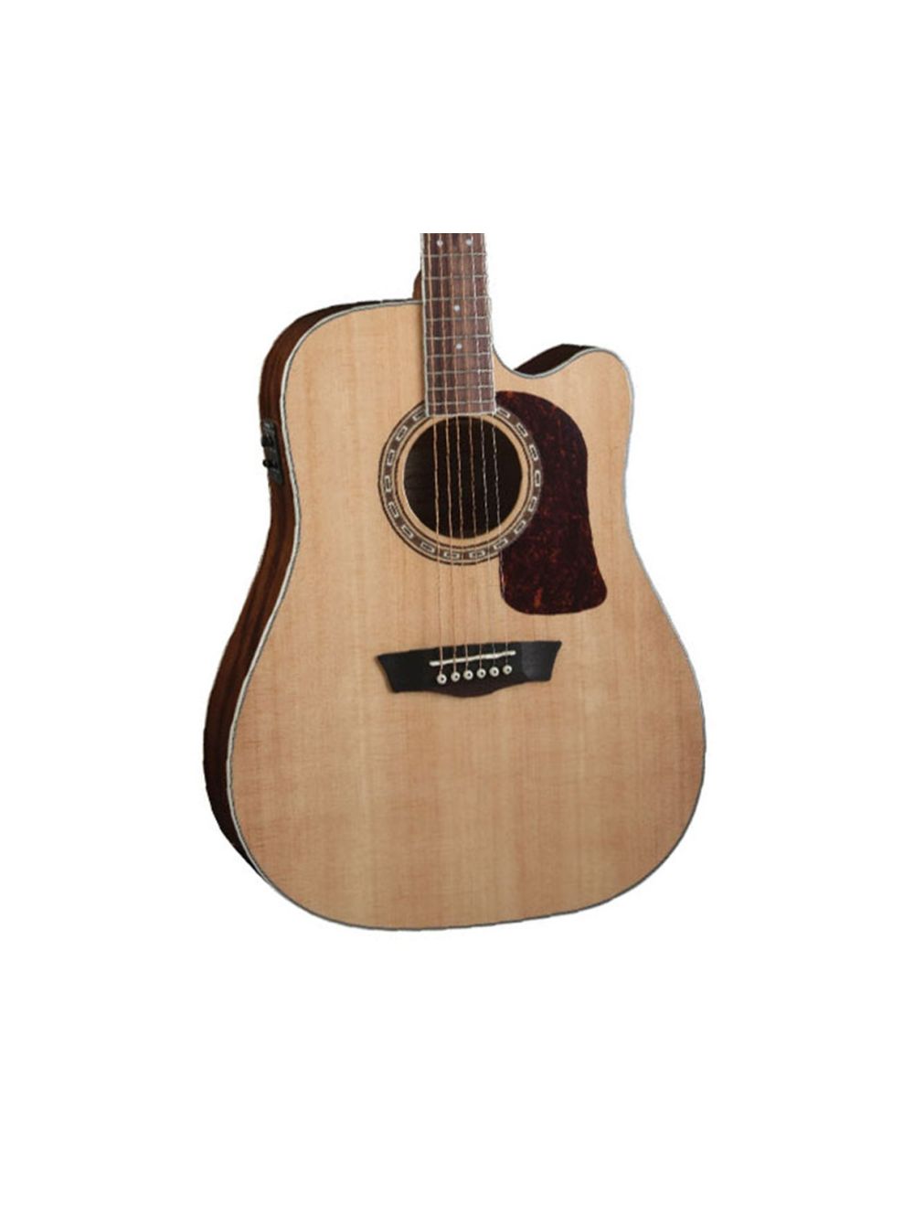 Washburn HD10SCE Heritage Series Dreadnought Cutaway A/E Guitar Natural Open Box