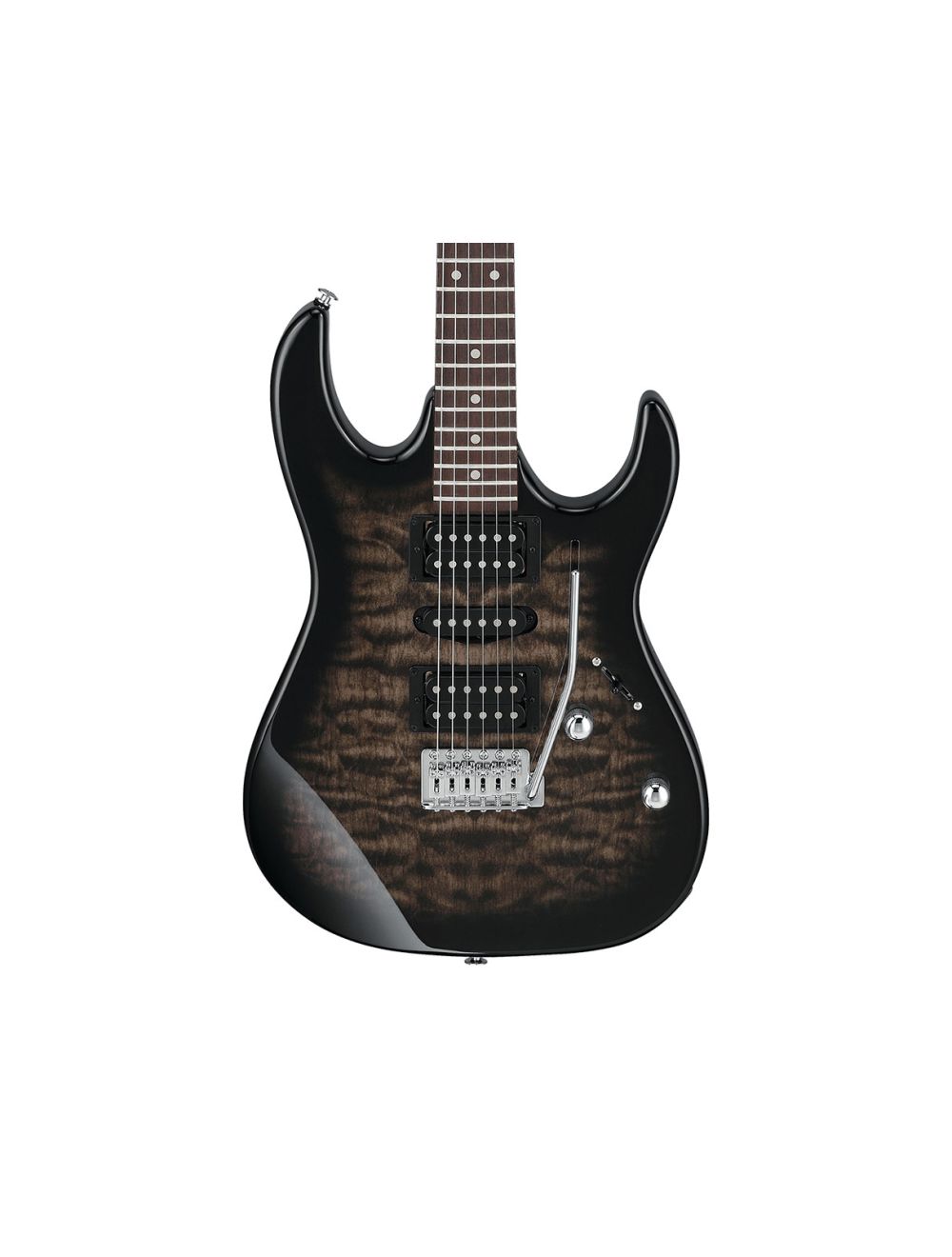 Ibanez grx70qa gio transparent black sunburst deals