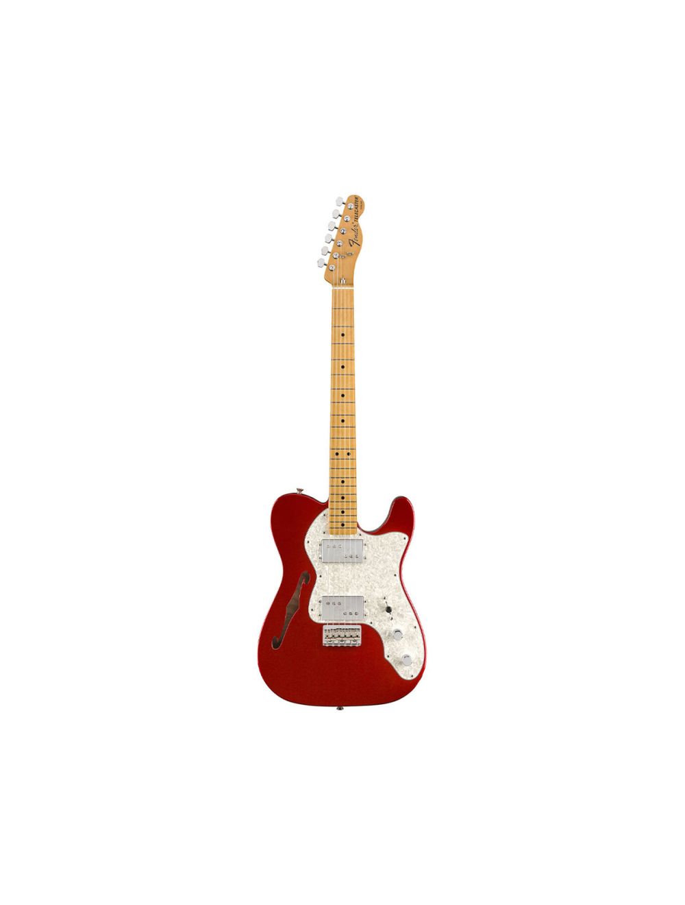 Fender deluxe telecaster thinline candy apple red discount