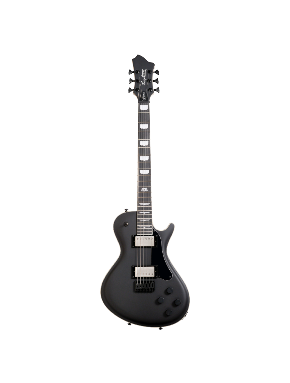 Hagstrom Krona 6 Single Cut Electric Guitar - Satin Black