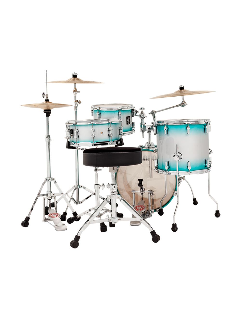 Sonor AQ2 Maple Bop 4-pc Shell Pack w/ 18" Kick - Aqua Silver Burst