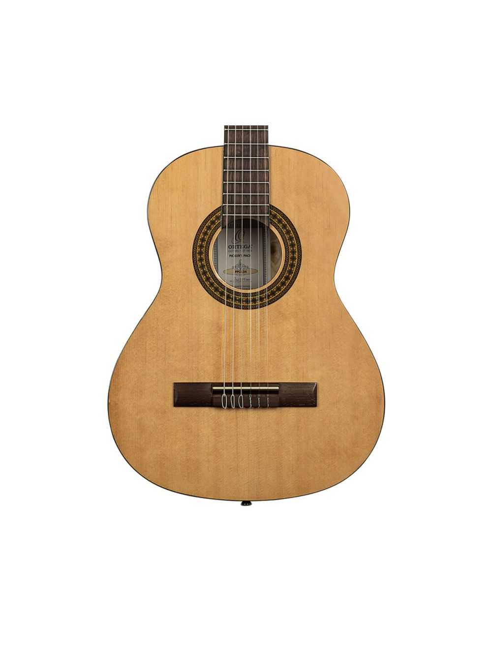 Ortega Guitars RPPC34 Picker's Pack Student Series 3/4 Classical Guitar