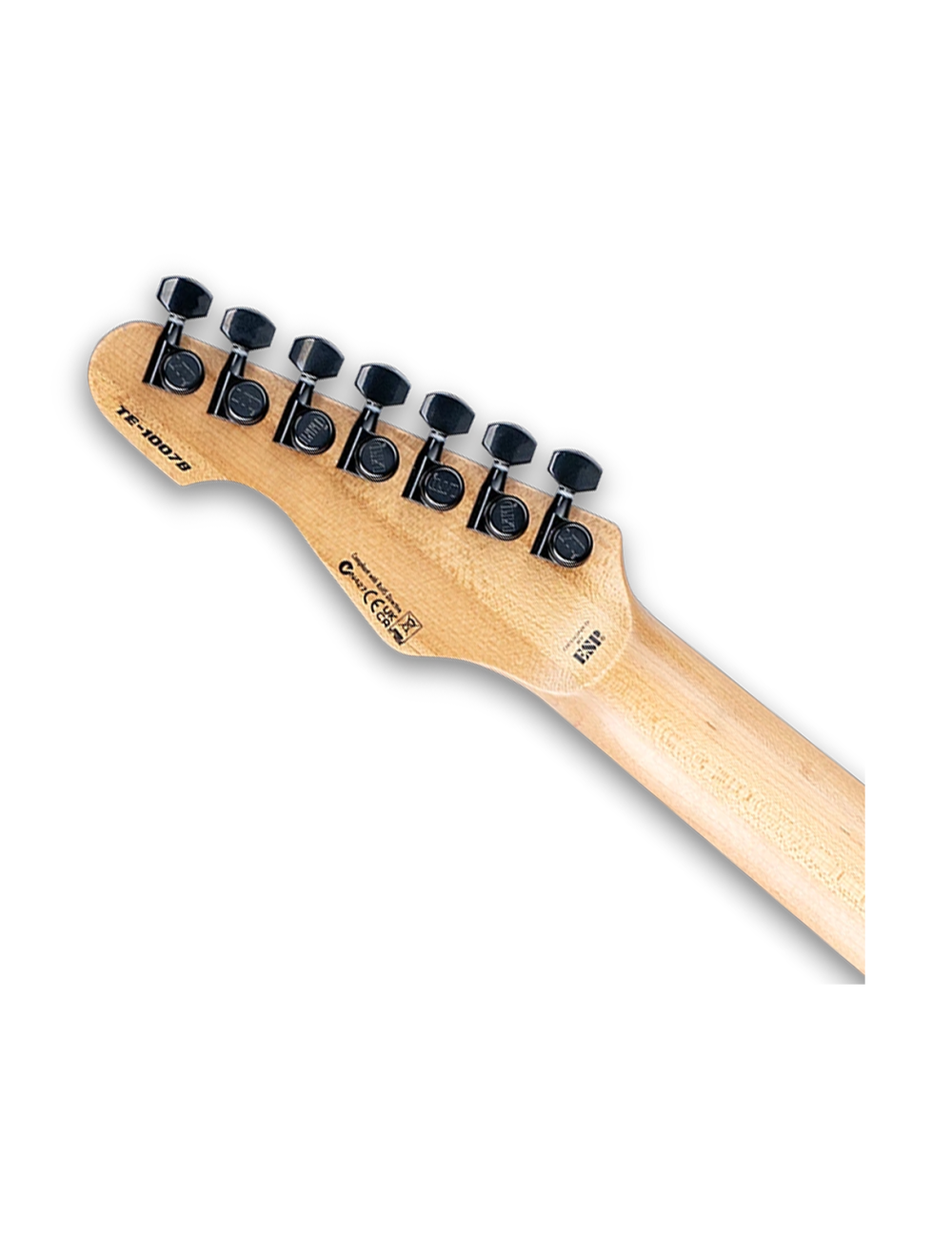 ESP LTD TE-1007 7-String Baritone Electric Guitar - Black Blast - B-Stock