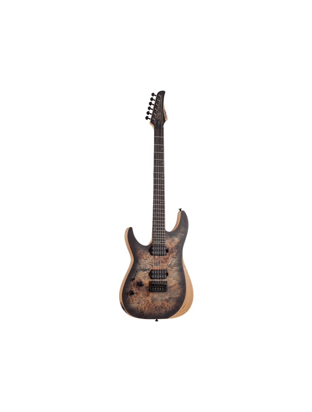 Schecter Reaper-6 FR Left Handed Guitar - Satin Charcoal Burst