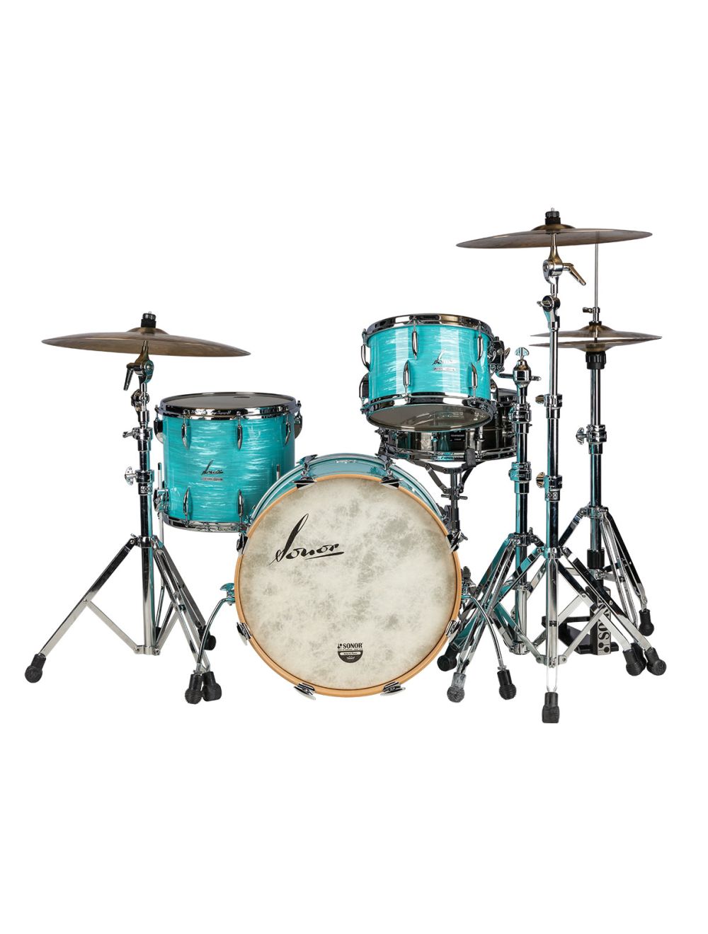 Sonor Vintage Series 3-pc Shell Pack w/ 20" Kick - California Blue