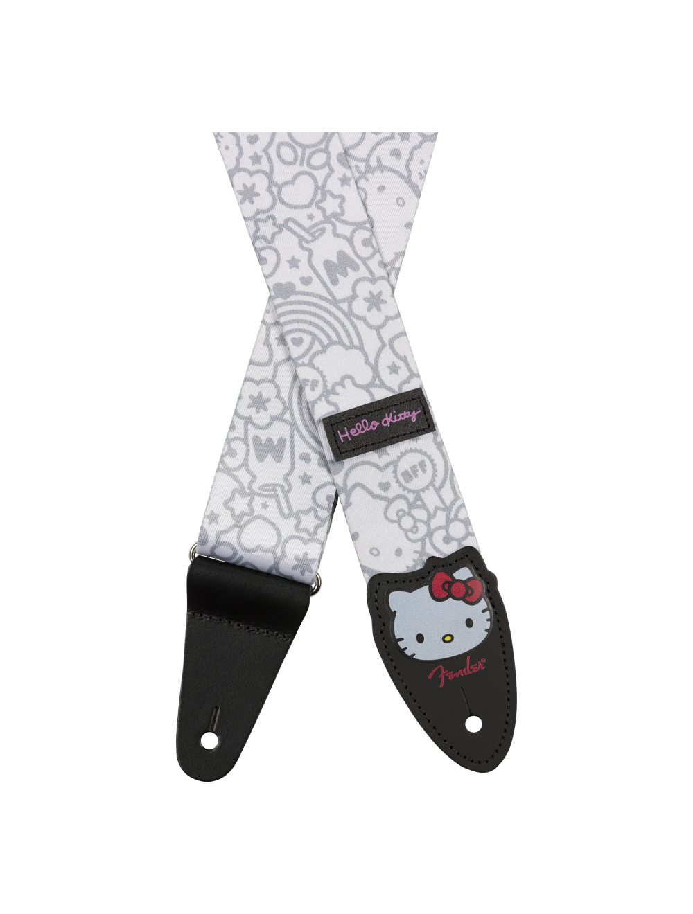 Fender x Hello Kitty Poly Strap - White