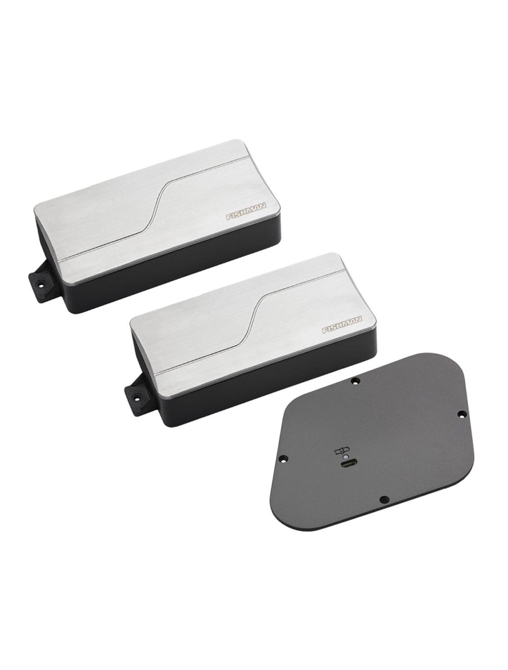 Fishman Fluence Modern HB 7-String Set Brushed Stainless PRF-MH7-SR2 + Rechargeable Battery Pack