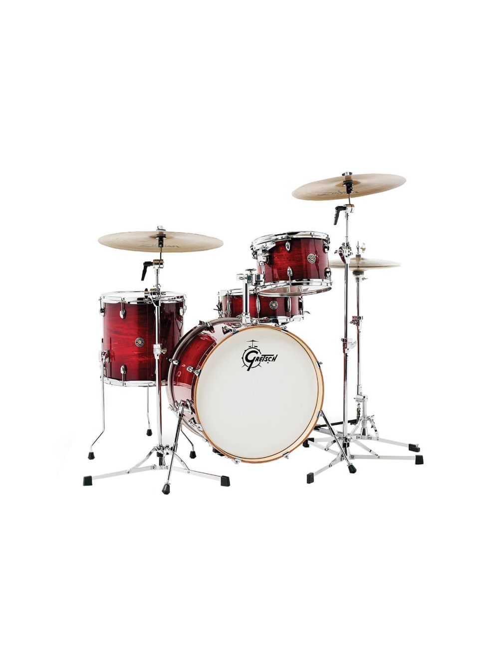 Gretsch Catalina Club 4-pc Shell Pack (20/12/14/14 Snare) - Gloss Crimson Burst