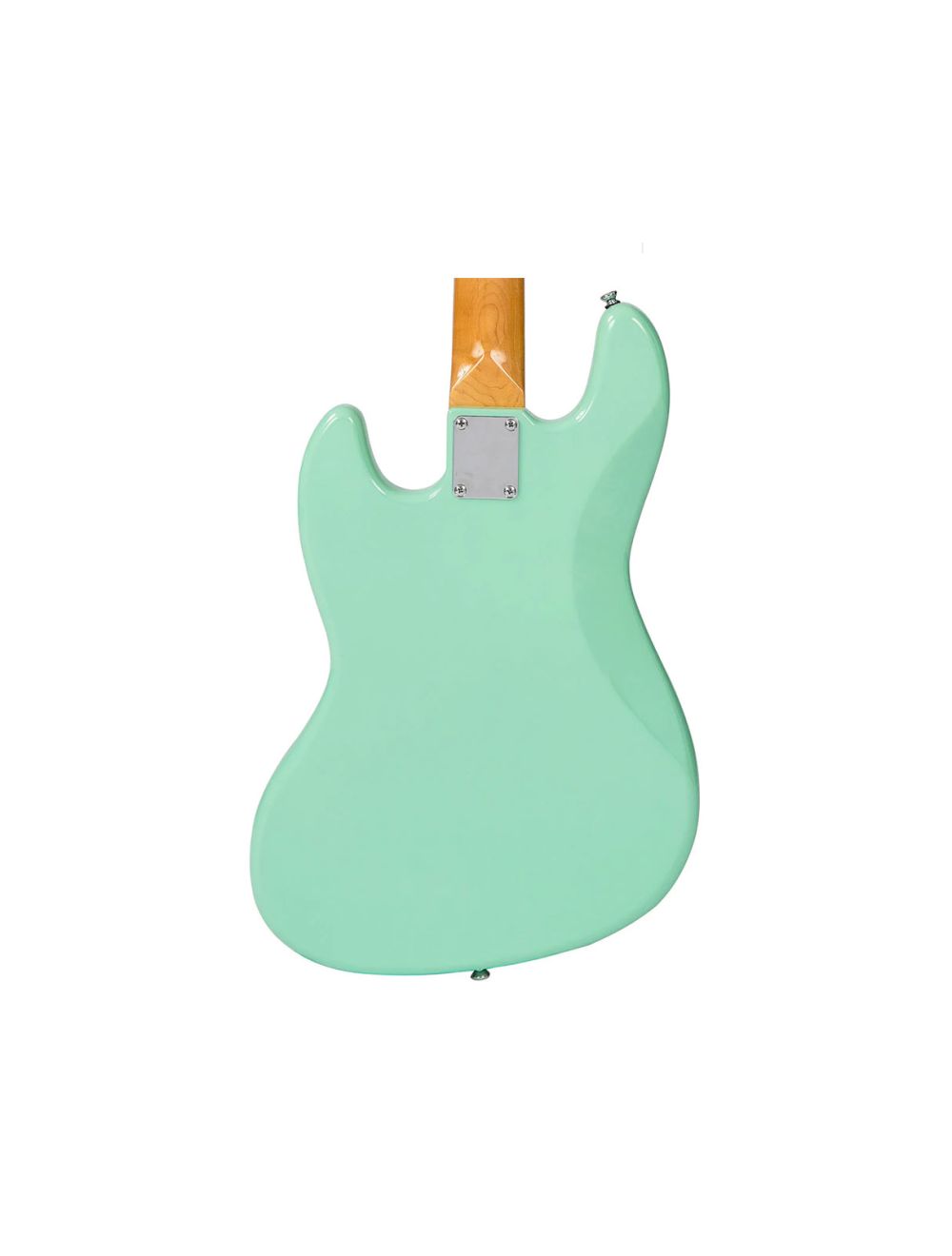 Vintage Icon Series VJ74 Bass w/Matching Headstock - Ventura Green