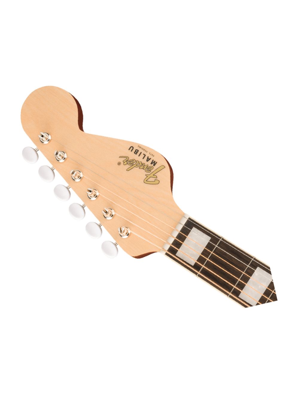 Fender Malibu Vintage A/E Guitar - Aged Natural w/ Ovangkol FB