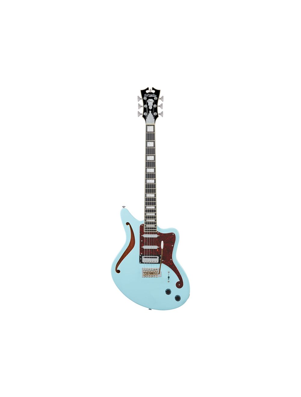 D'Angelico Premier Bedford Semi-Hollow Guitar - Sky Blue - B-Stock